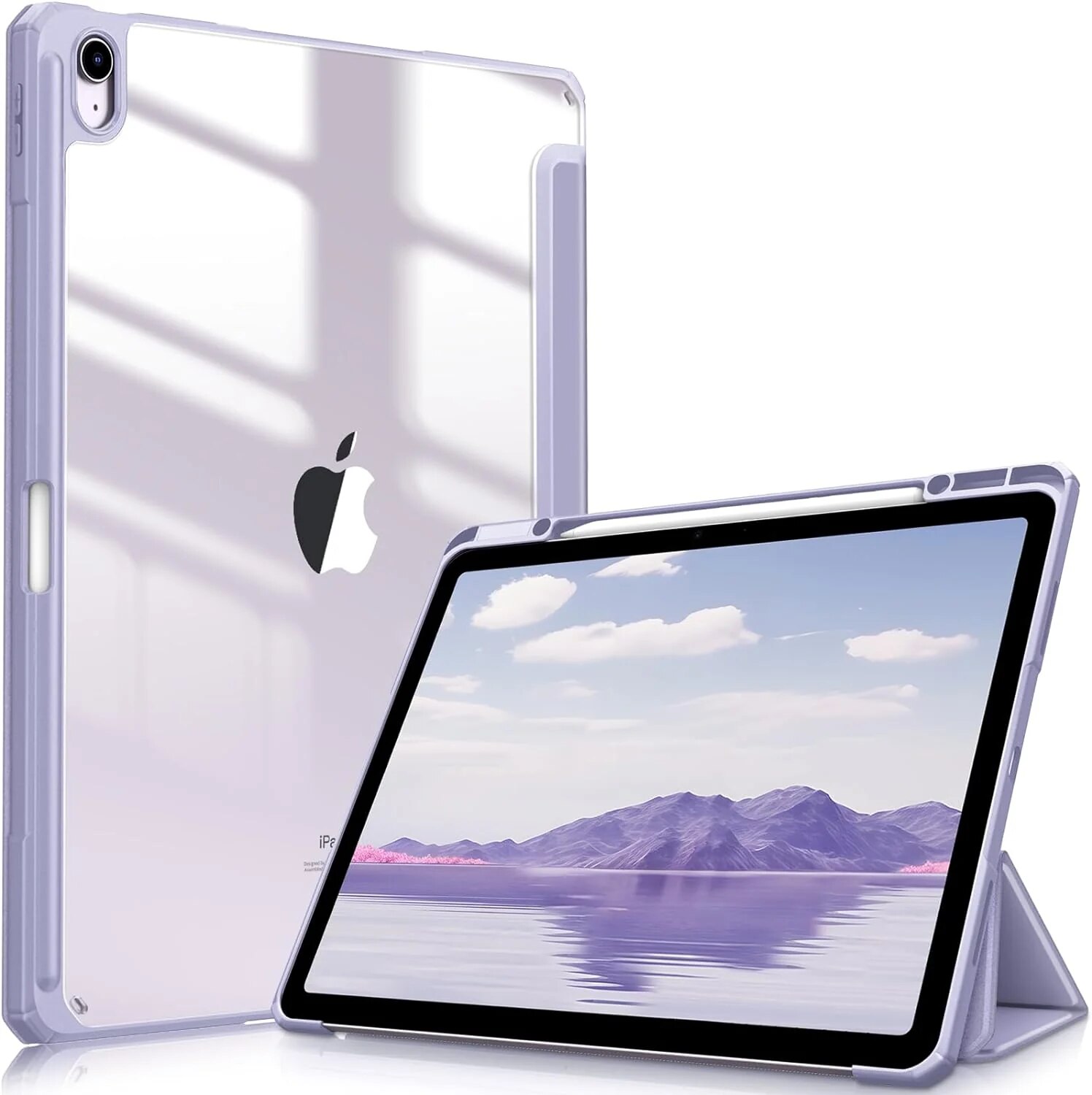 360° Rotating Case For IPad Air 13-inch M2 (2024) – PU Leather, Adjustable Stand, Auto Wake/Sleep, Skull Design